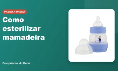 Como esterilizar mamadeira - Comprinhas do Bebê
